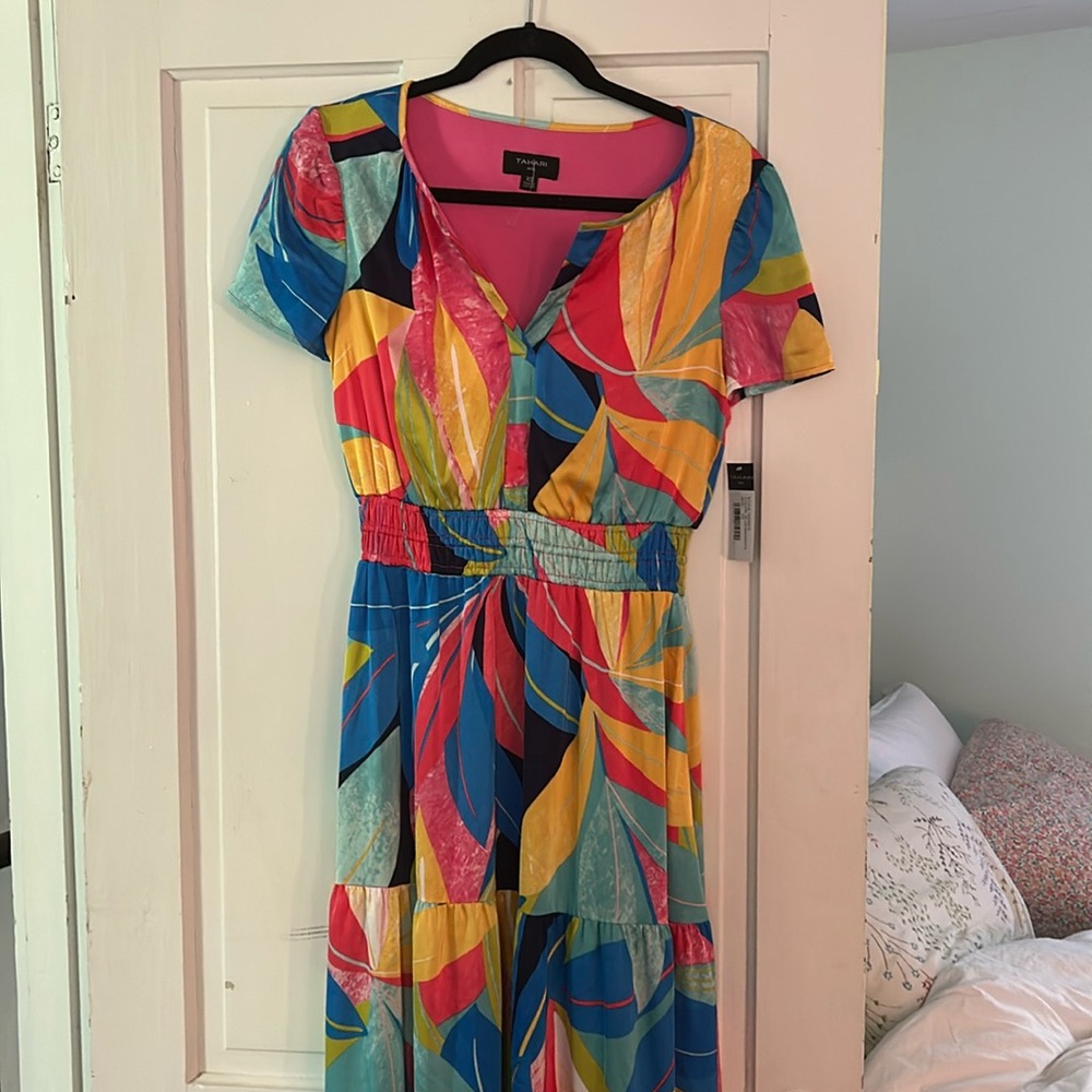 Multicolored Tahari Dress